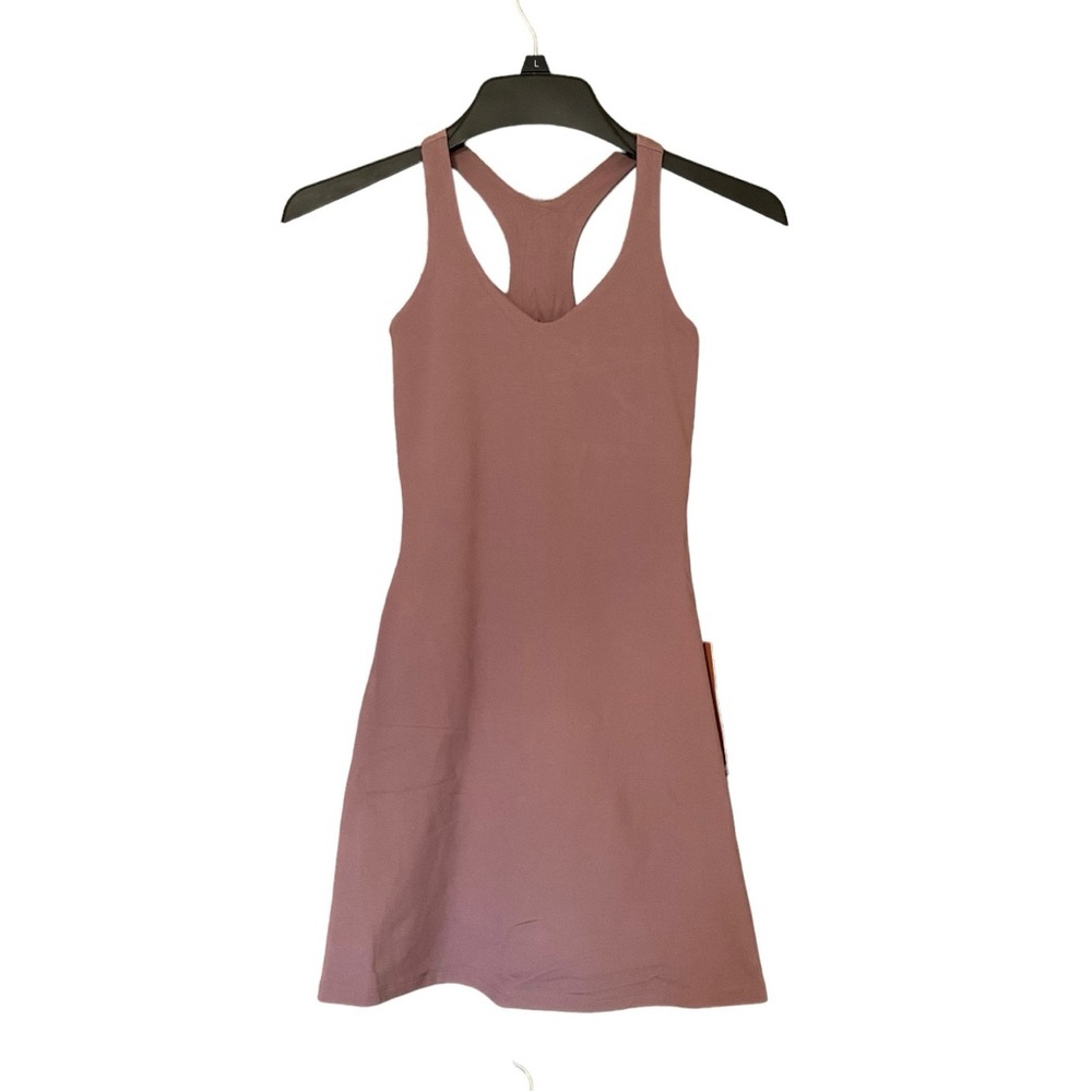 Girlfriend Collective Lola Tennis Racerback Terracotta Dress NWT